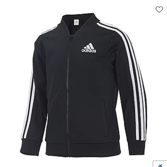 Adidas big girls lightweight track jacket - Picture 1 of 8